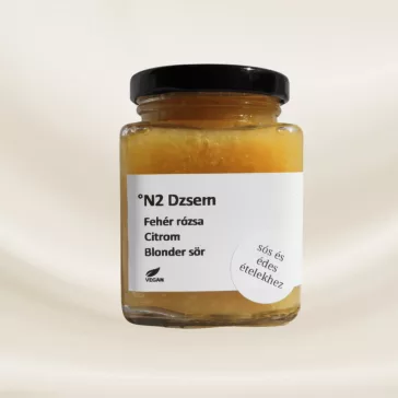 °N2 Dzsem fehér rózsa–citrom–M63 BULLDOG sör 200ml