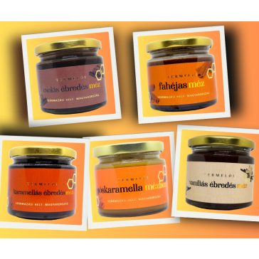 Kávéízesítő mézeink - kóstoló csomag