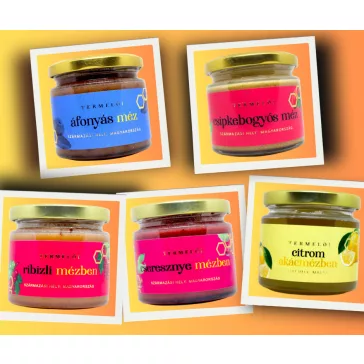 Gyümölcsös mézeink - kóstoló csomag