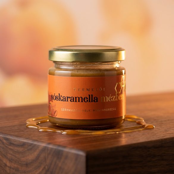 Sūdyta karamelė meduje 230g