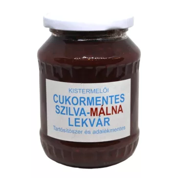 Szilva-málna lekvár 370g (cukormentes)