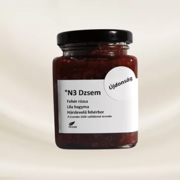 °N3 Dzsem lilahagyma-fehér rózsa-chardonnay 200ml