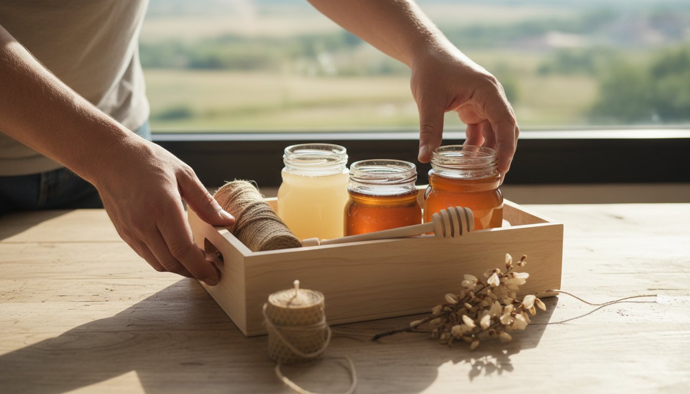 Méz ajándékcsomag összeállítása: Kreatív és személyre szabott megoldások